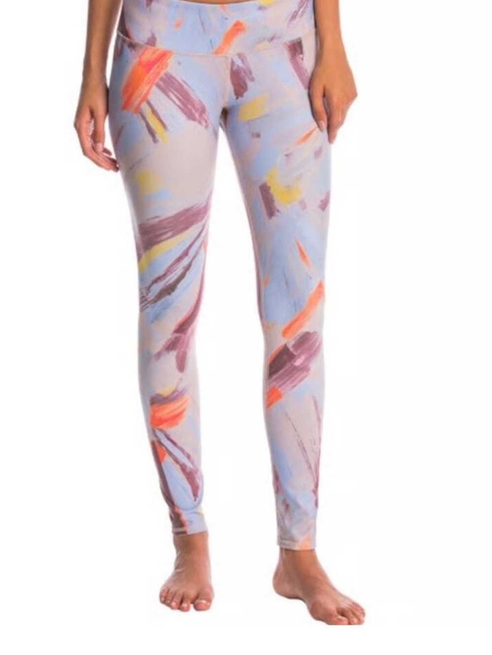 LIKE NEW ALO YOGA Airbrush Modernist Multi-color Leggings - Small